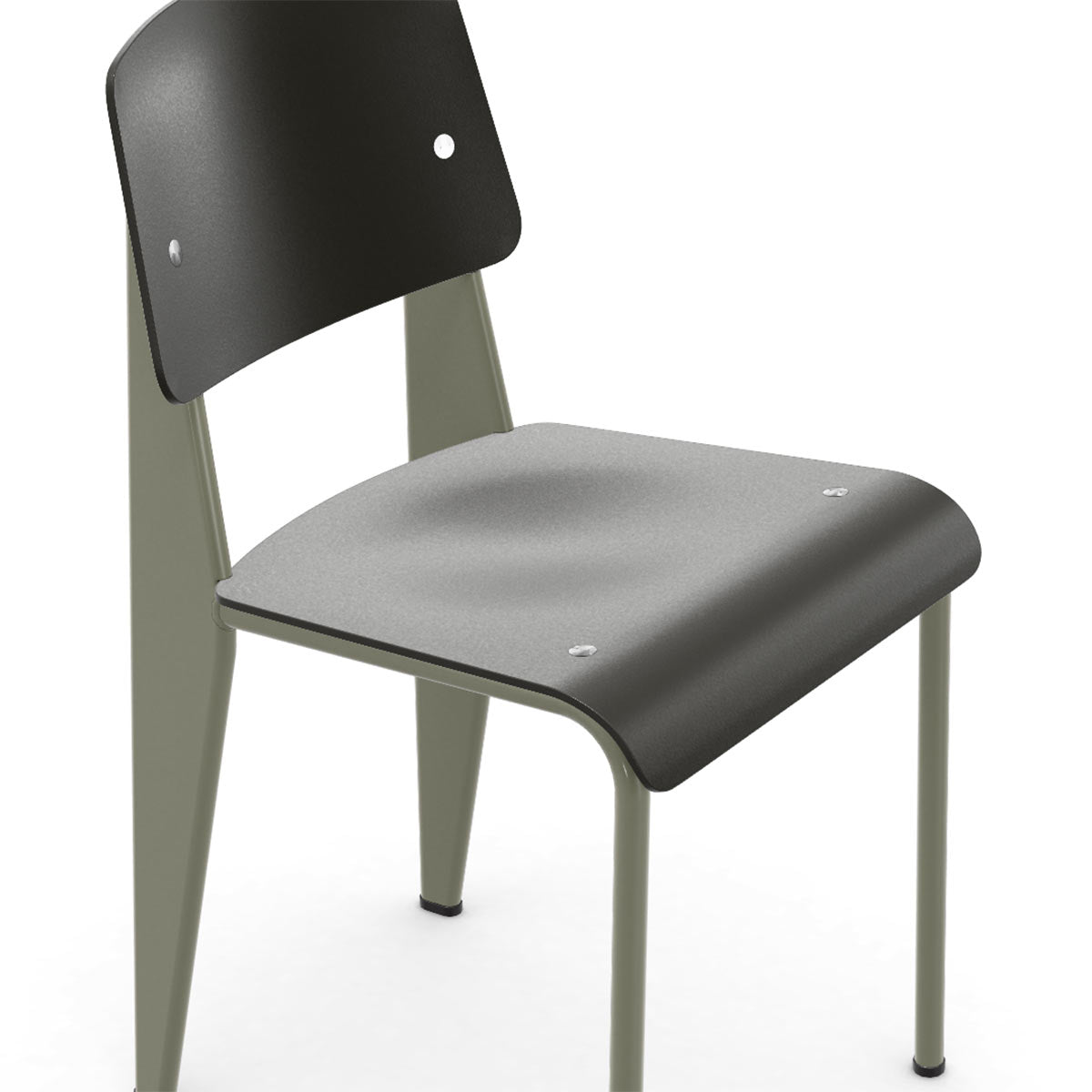 Standard SP Chair | Deep Black Plastic Seat and Back