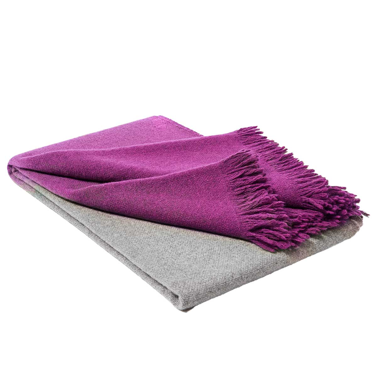 Degradé Throw | Purple & Grey