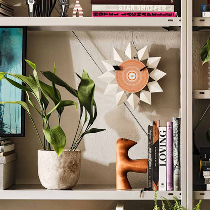 Diamond Markers Clock | White