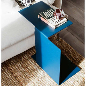 Diana A Table | Grey Blue Powder Coated Steel