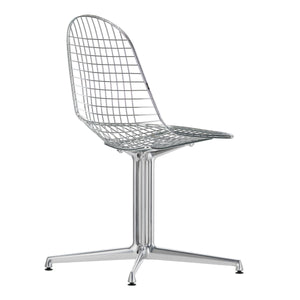 DKL Eames Wire Chair | Chrome and Polished Aluminium Felt Glides