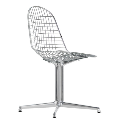 DKL Eames Wire Chair | Chrome and Polished Aluminium Felt Glides