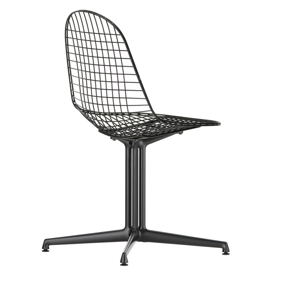 DKL Eames Wire Chair | Dark Powder Coat Frame with Felt Glides
