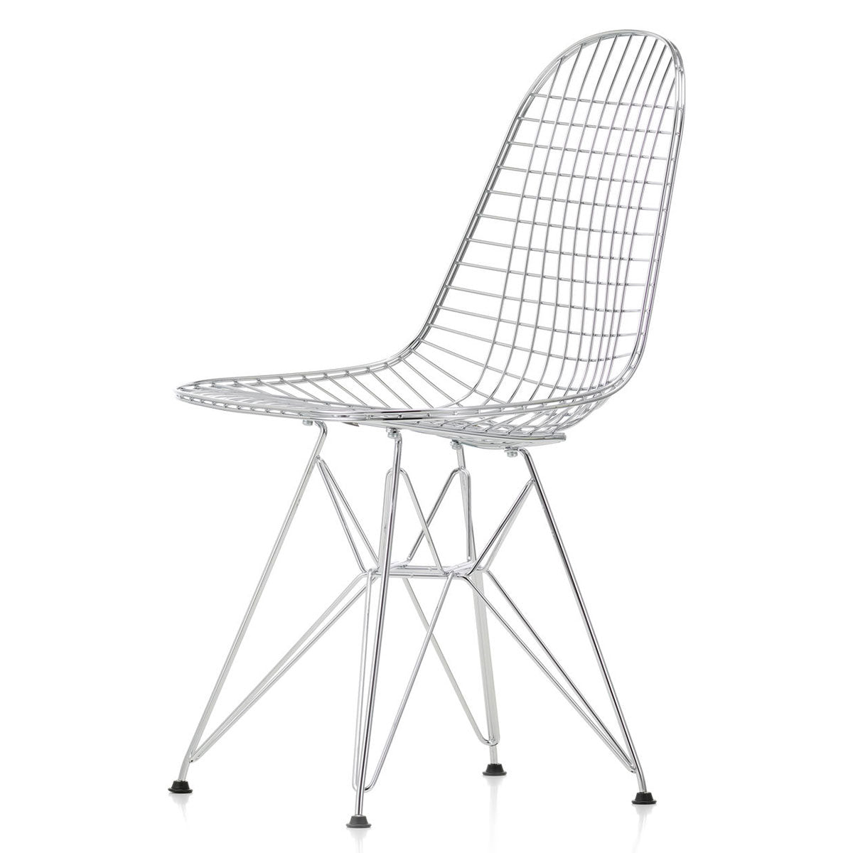 DKR Eames Wire Chair | Chromed Frame with Felt Glides