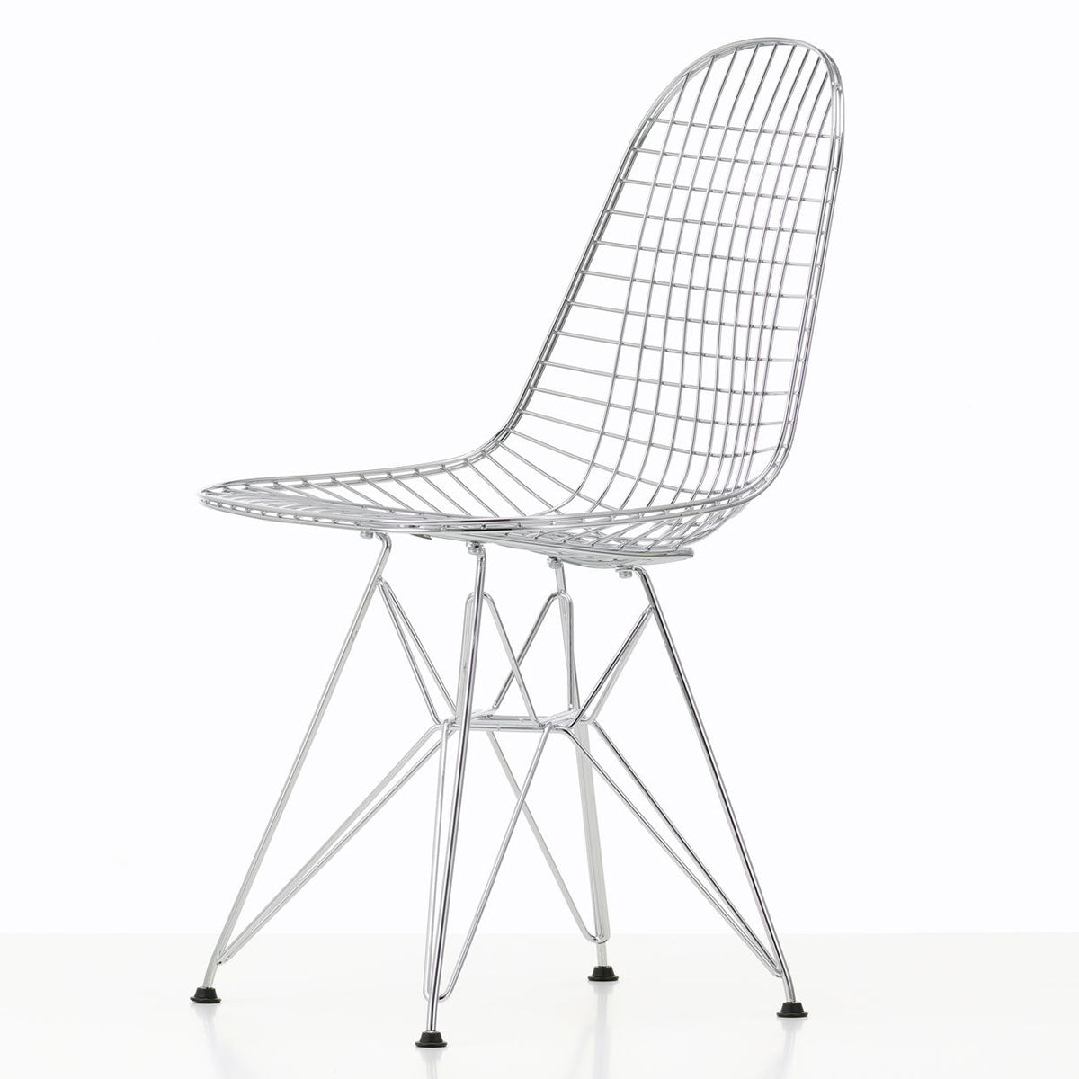 DKR Eames Wire Chair | Chromed Frame with Felt Glides