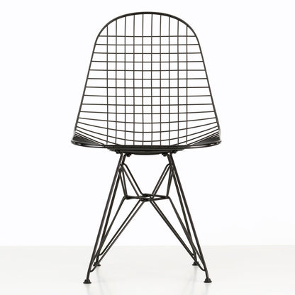 DKR Eames Wire Chair | Dark Powder Coat Frame with Felt Glides