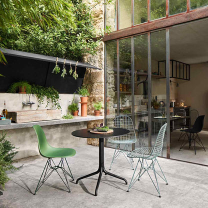 DKR Eames Wire Chair | Sea Foam Green Powder Coat Frame with Black Glides
