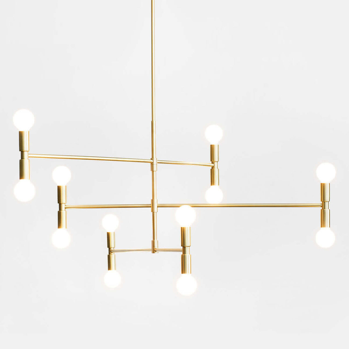 Dot Atomium Pendant | Brass