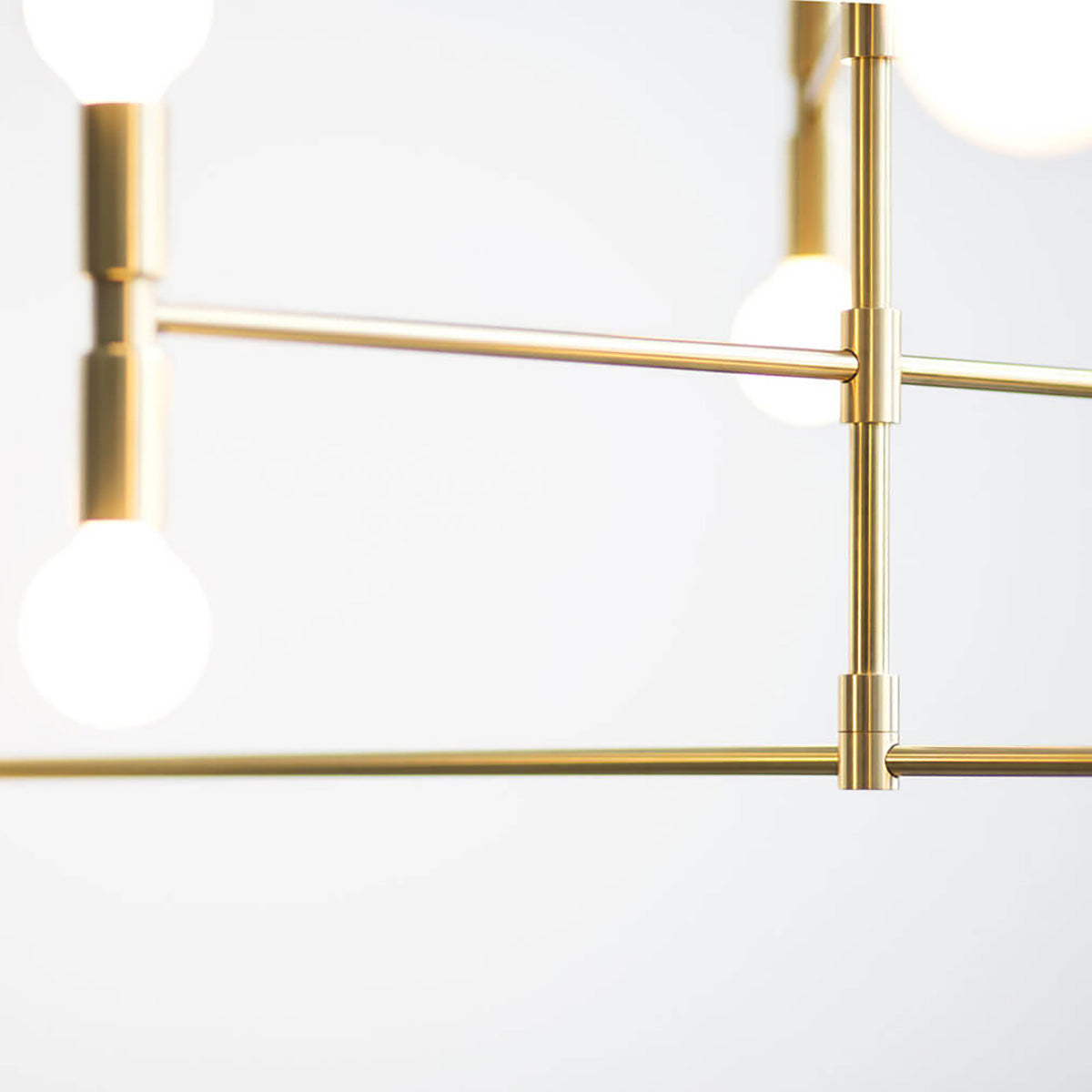 Dot Atomium Pendant | Brass