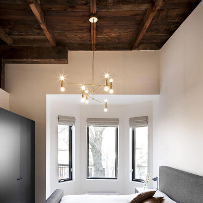 Dot Atomium Pendant | Brass