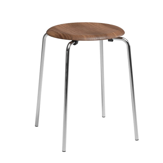 Dot Stool 46cm | Walnut Veneer Seat