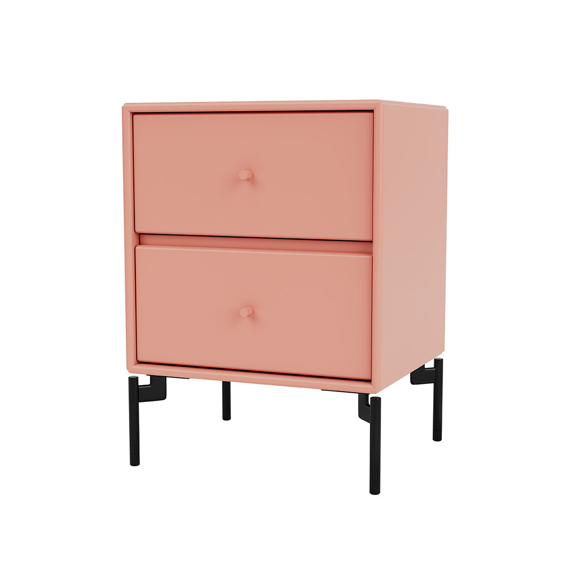 Drift Bedside Table | Rhubarb Lacquer
