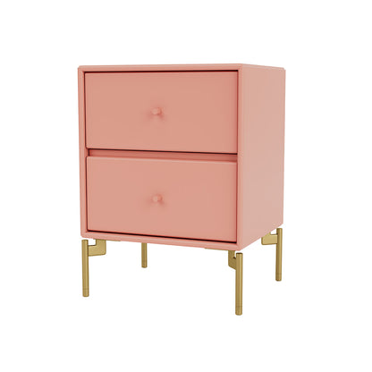 Drift Bedside Table | Rhubarb Lacquer