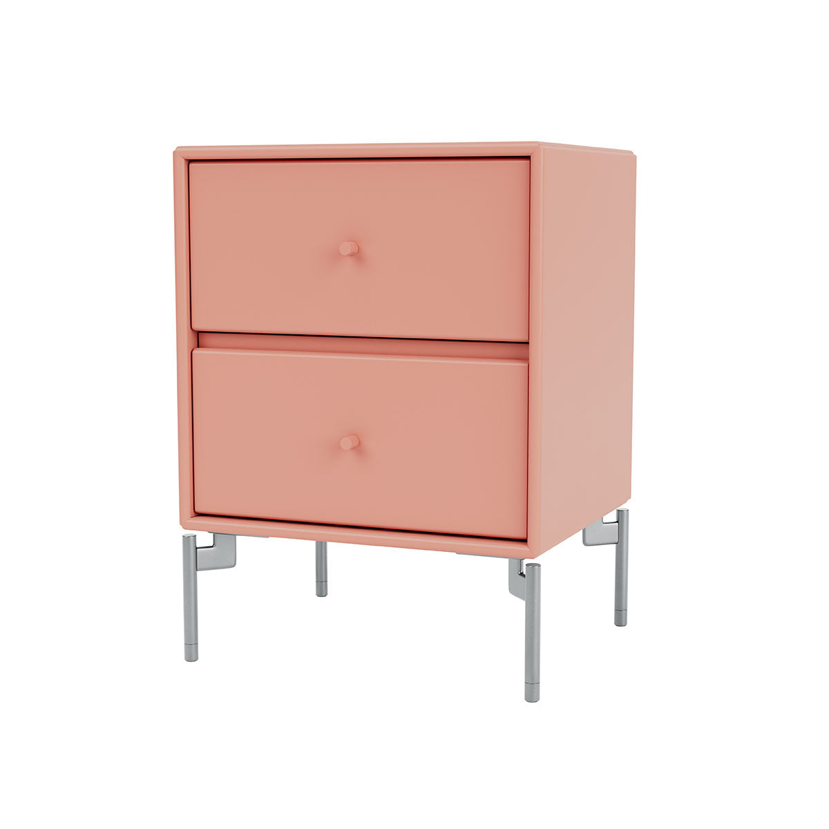 Drift Bedside Table | Rhubarb Lacquer