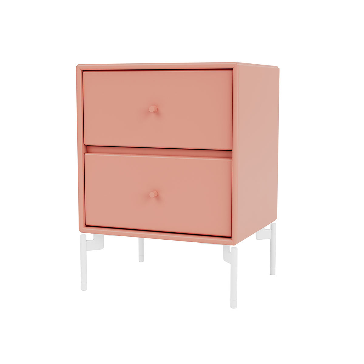 Drift Bedside Table | Rhubarb Lacquer