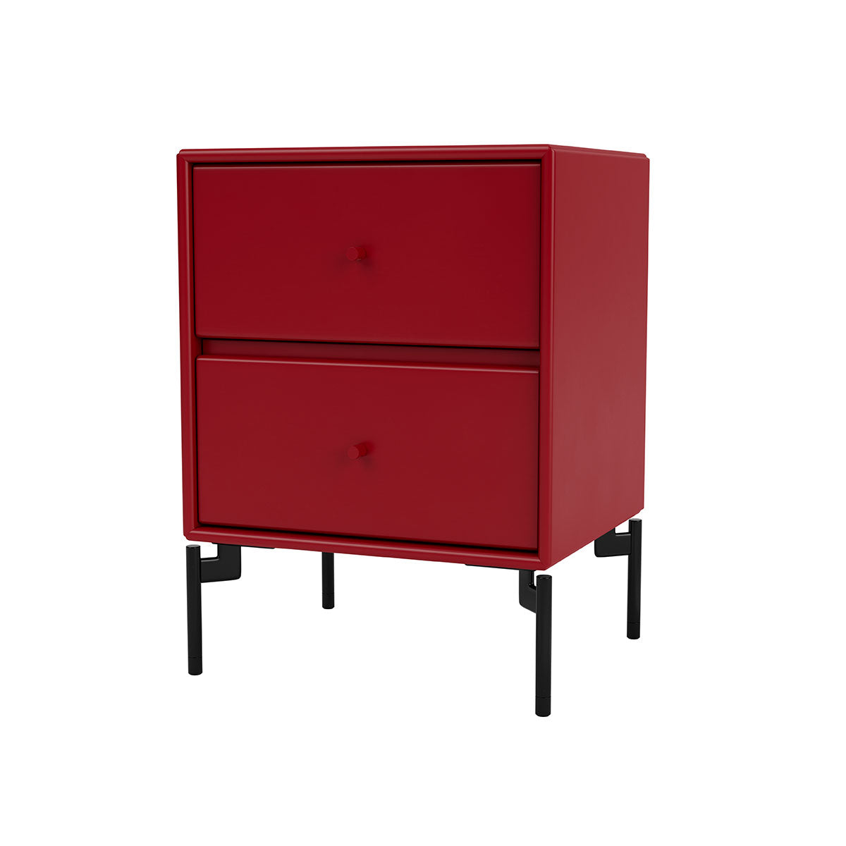 Drift Bedside Table | Beetroot Lacquer