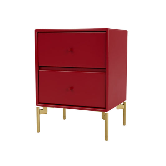 Drift Bedside Table | Beetroot Lacquer