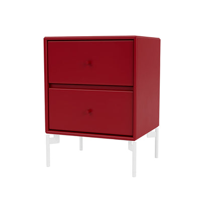Drift Bedside Table | Beetroot Lacquer