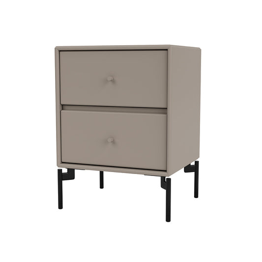 Drift Bedside Table | Truffle Lacquer