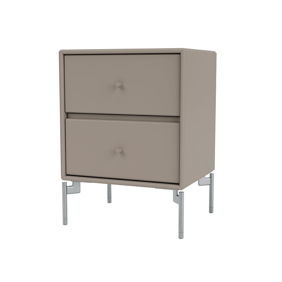 Drift Bedside Table | Truffle Lacquer