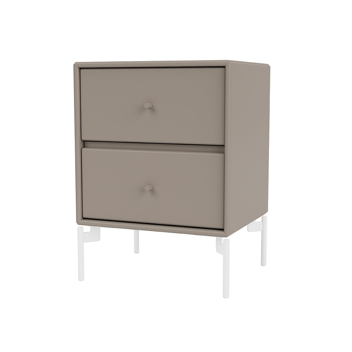 Drift Bedside Table | Truffle Lacquer