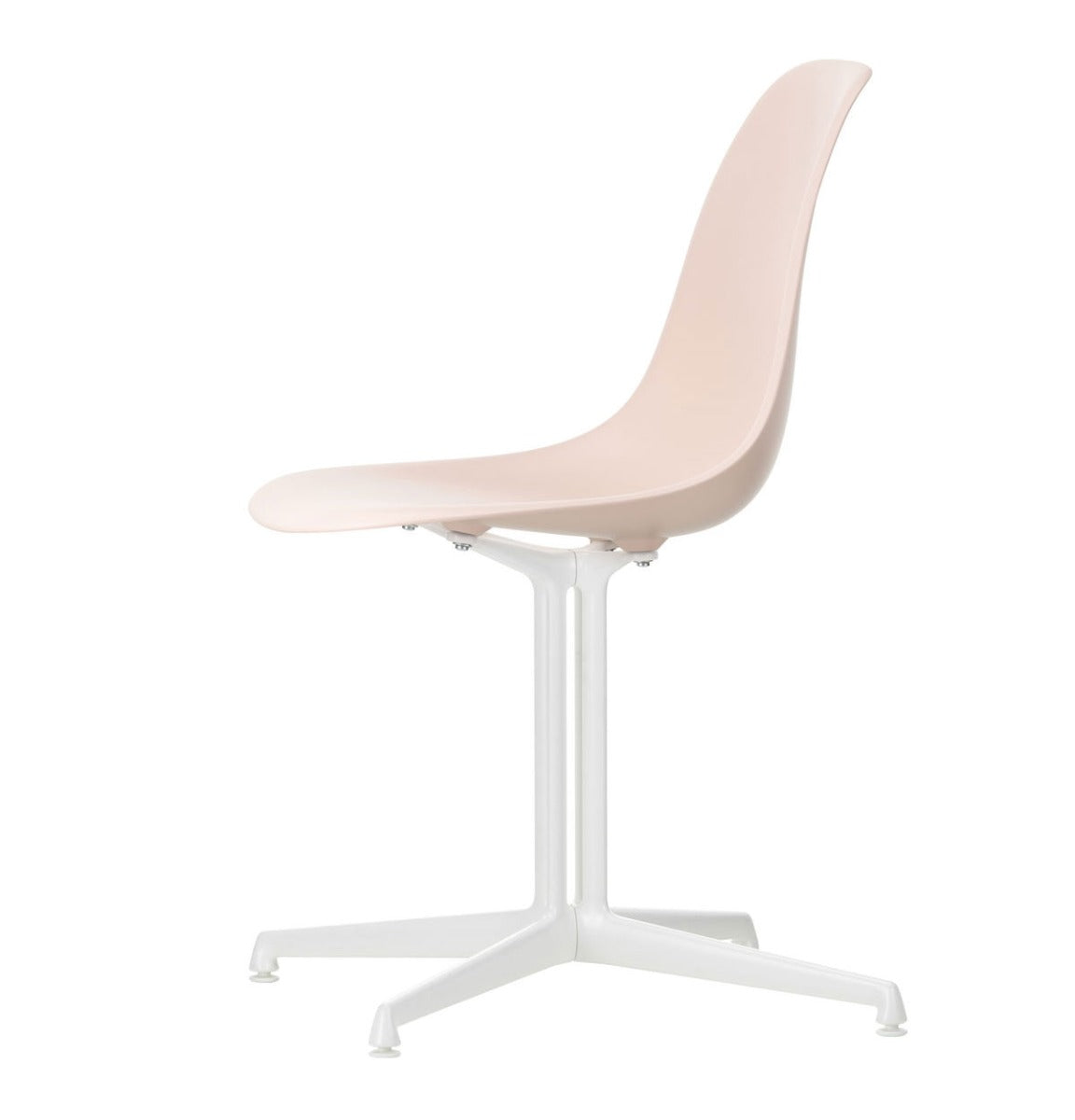 DSL Eames Plastic Side Chair | Polypropylene Seat Shell in Pale Rose
