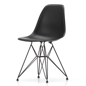 DSR Eames Plastic Side Chair | Polypropylene Seat Shell in Deep Black