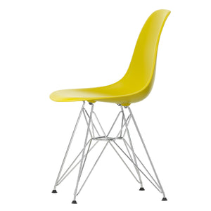 DSR Eames Plastic Side Chair | Polypropylene Seat Shell in Mustard