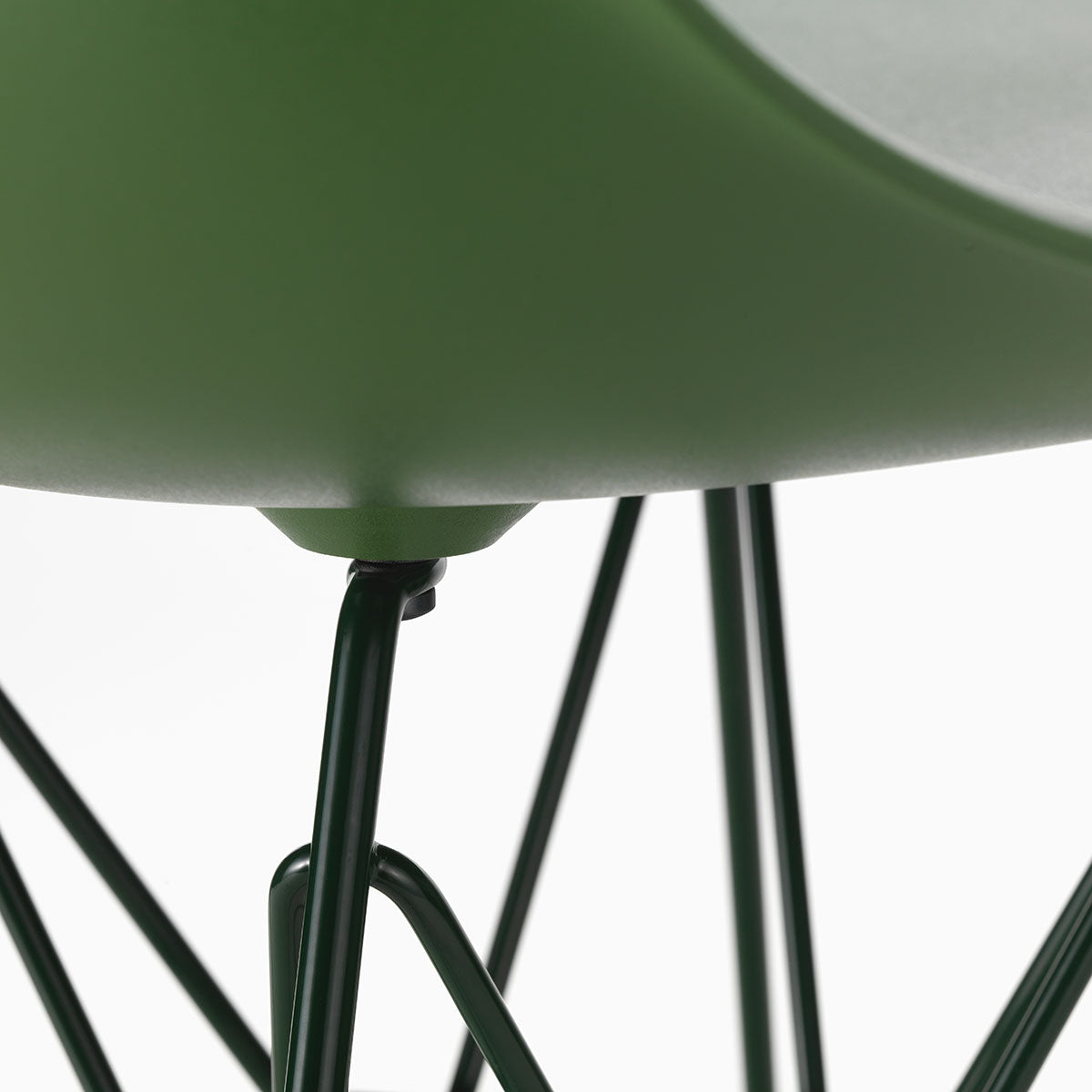 DSR Colours Chair | Polypropylene Seat Shell in Forest Green
