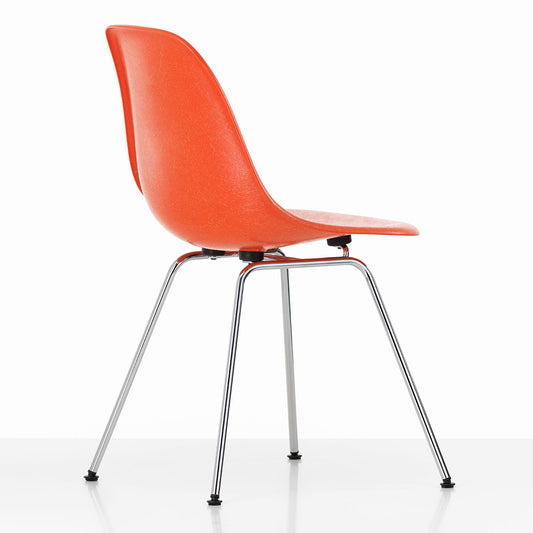 DSX Eames Fibreglass Chair | Red Orange Eames Fibreglass