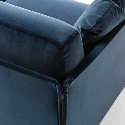 Duc Duc 2 Seat Sofa | Lincoln 13L588 Anthracite