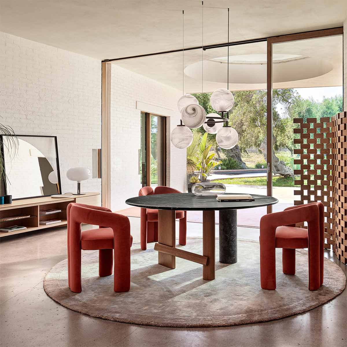 Dudet Chair | Lincoln 13L579 Tomato