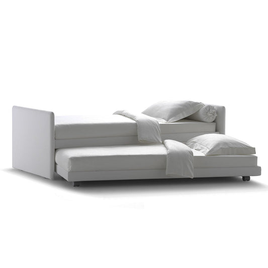 Duetto Bed Complete | Everest 791 Off White Fabric
