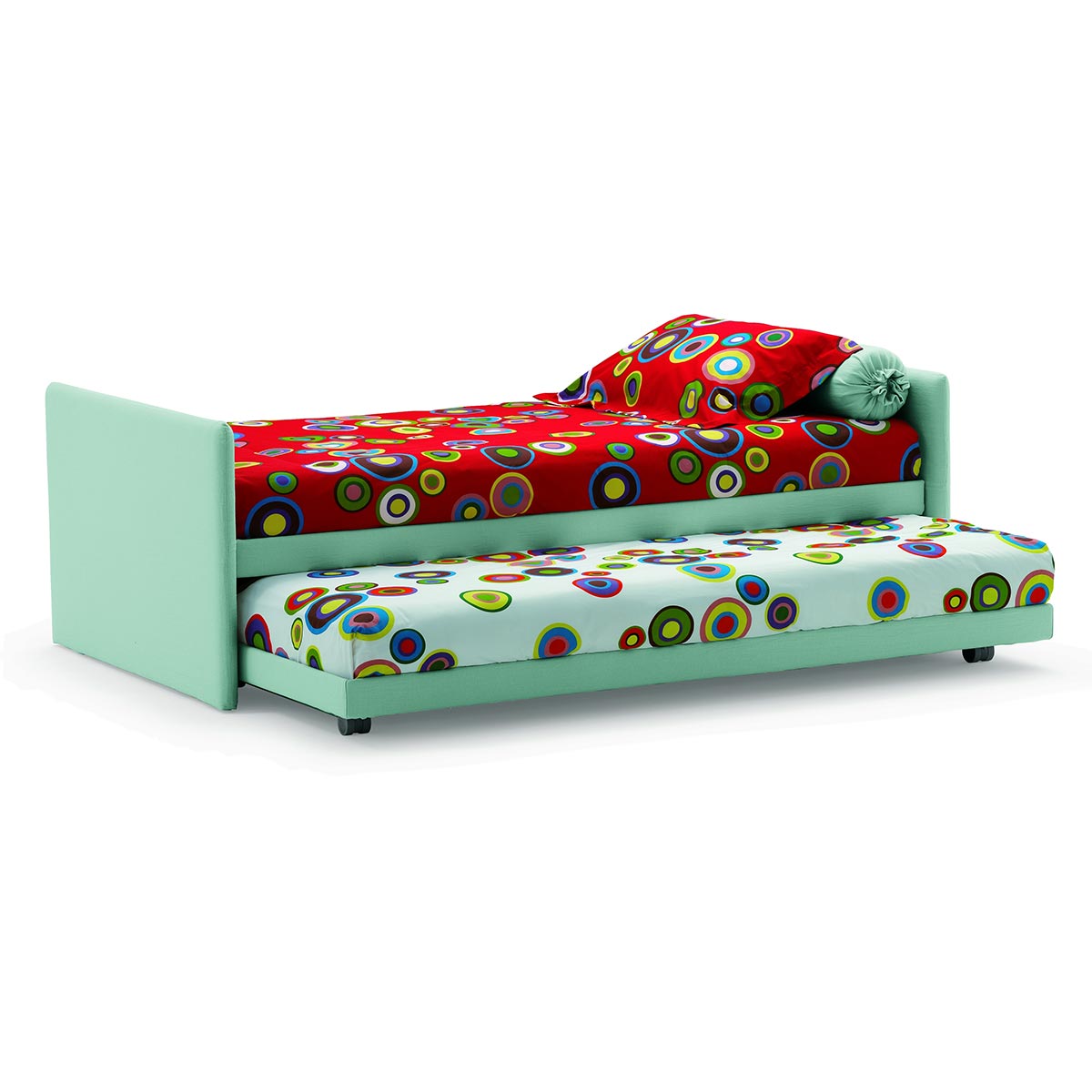 Duetto Bed Complete | Teal 565 Seattle Fabric