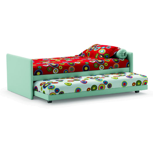 Duetto Bed Complete | Teal 565 Seattle Fabric