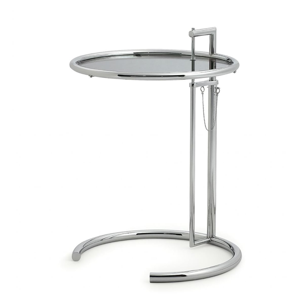Eileen Gray E1027 Side Table | Chromed Frame