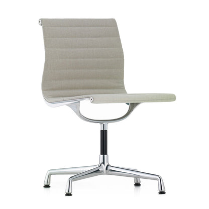 Aluminium Group EA 101 Chair | Warm Grey/Ivory 79 Hopsack Upholstery