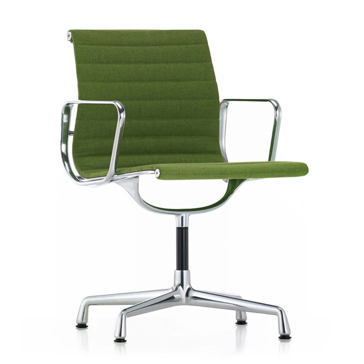 Aluminium Group EA 104 Chair | Ivory/Forest 87 Hopsak Upholstery