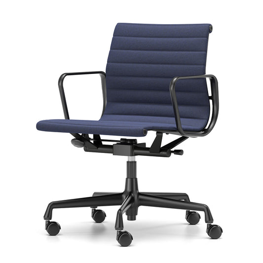 Aluminium Group EA 118 Chair | Petrol Cosy Fabric Seat and Back