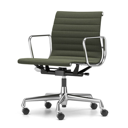 Aluminium Group EA 118 Chair | Petrol Cosy Fabric Seat and Back