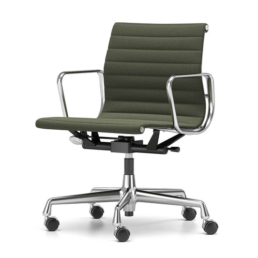 Aluminium Group EA 118 Chair | Petrol Cosy Fabric Seat and Back