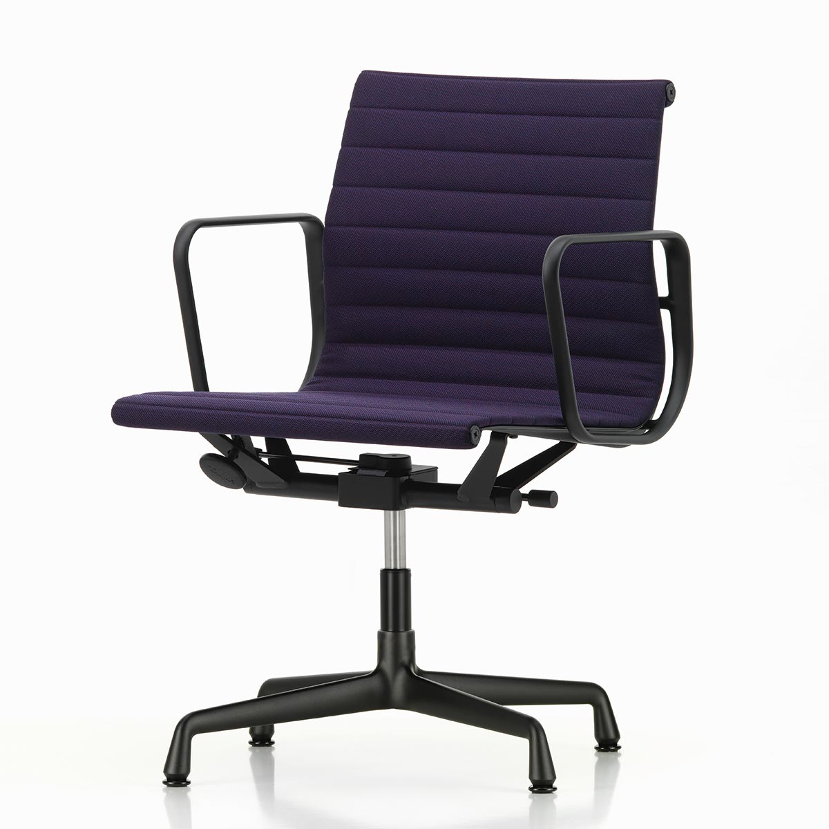 Aluminium Group EA 131 Chair | Track 17 Chestnut Ink Upholstery
