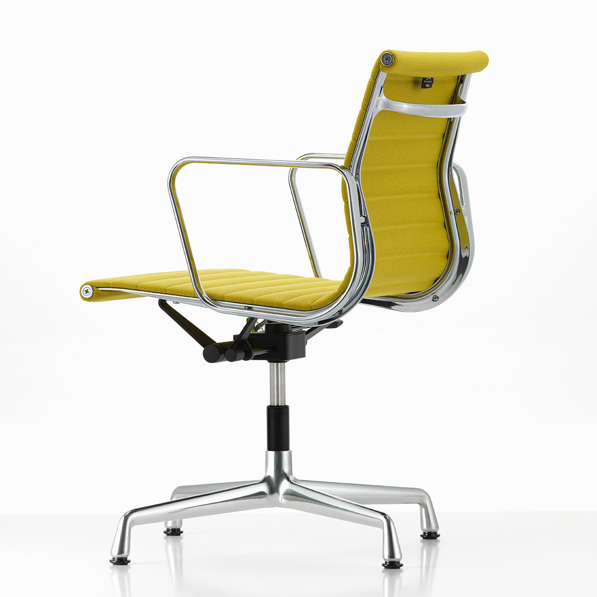 Aluminium Group EA 131 Chair | Track 11 Pastel Green Canola Upholstery