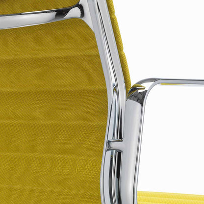 Aluminium Group EA 131 Chair | Track 11 Pastel Green Canola Upholstery