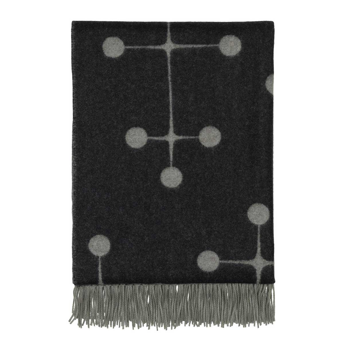 Eames Wool Blanket | Black and Grey