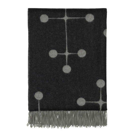 Eames Wool Blanket | Black and Grey