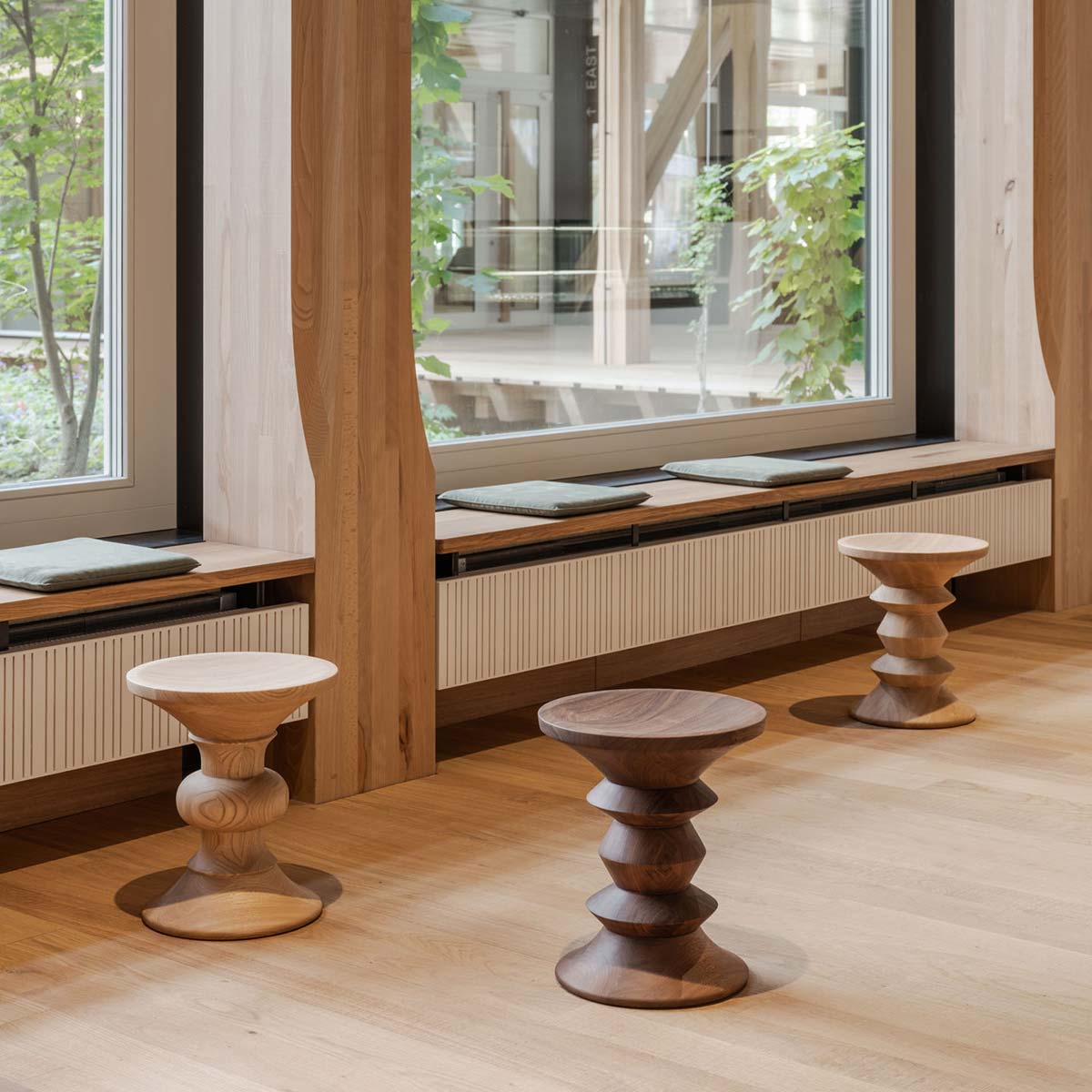 Eames Stool | Dark Walnut