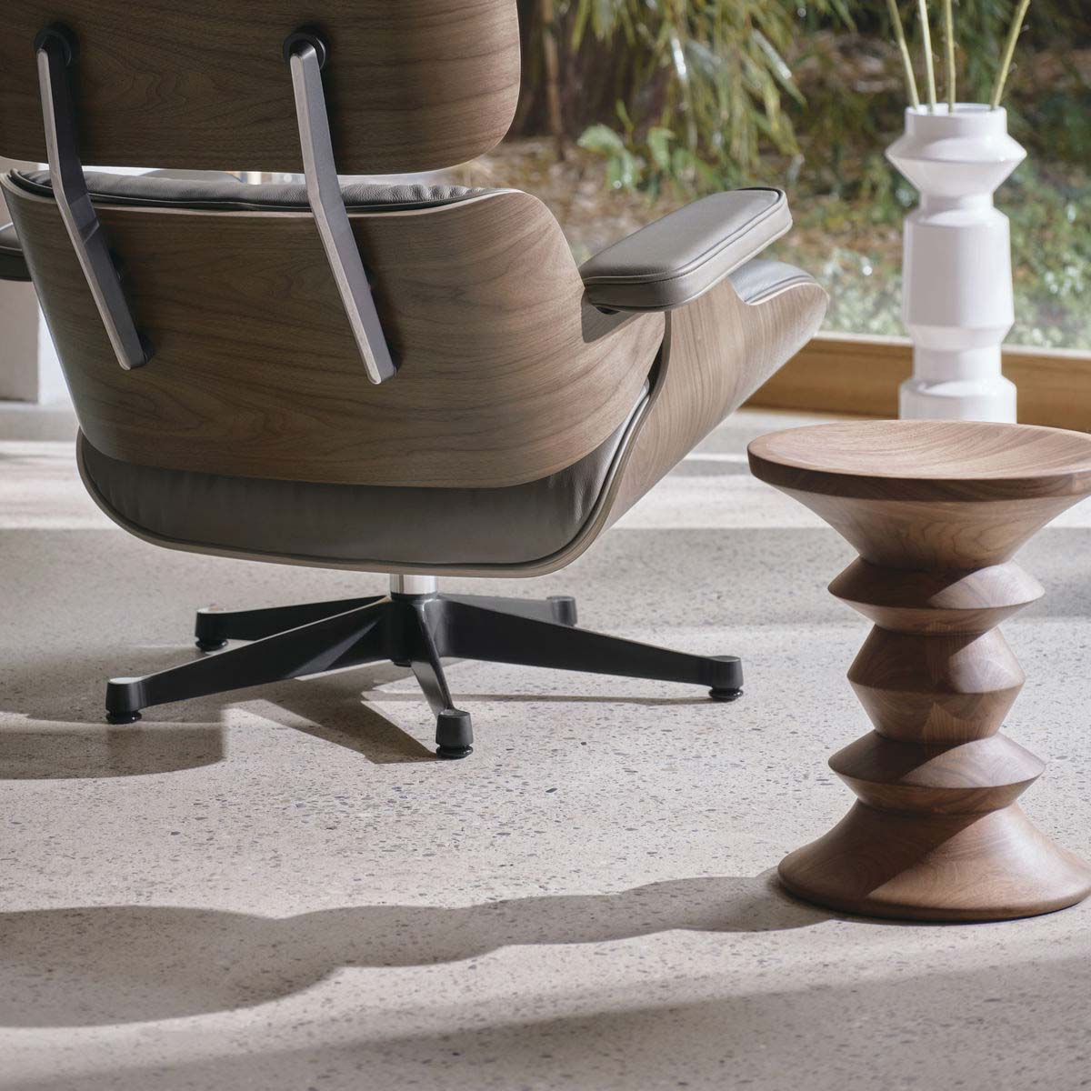Eames Stool | Dark Walnut