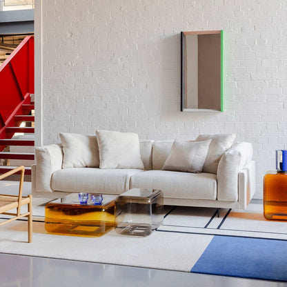 Echoo Sofa 222cm | White 01 Khali Upholstery