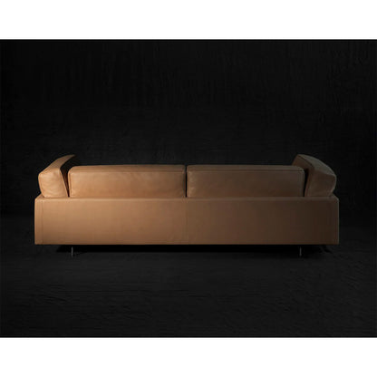 Echoo Sofa 222cm | Biscotto 711 Seta Leather Upholstery